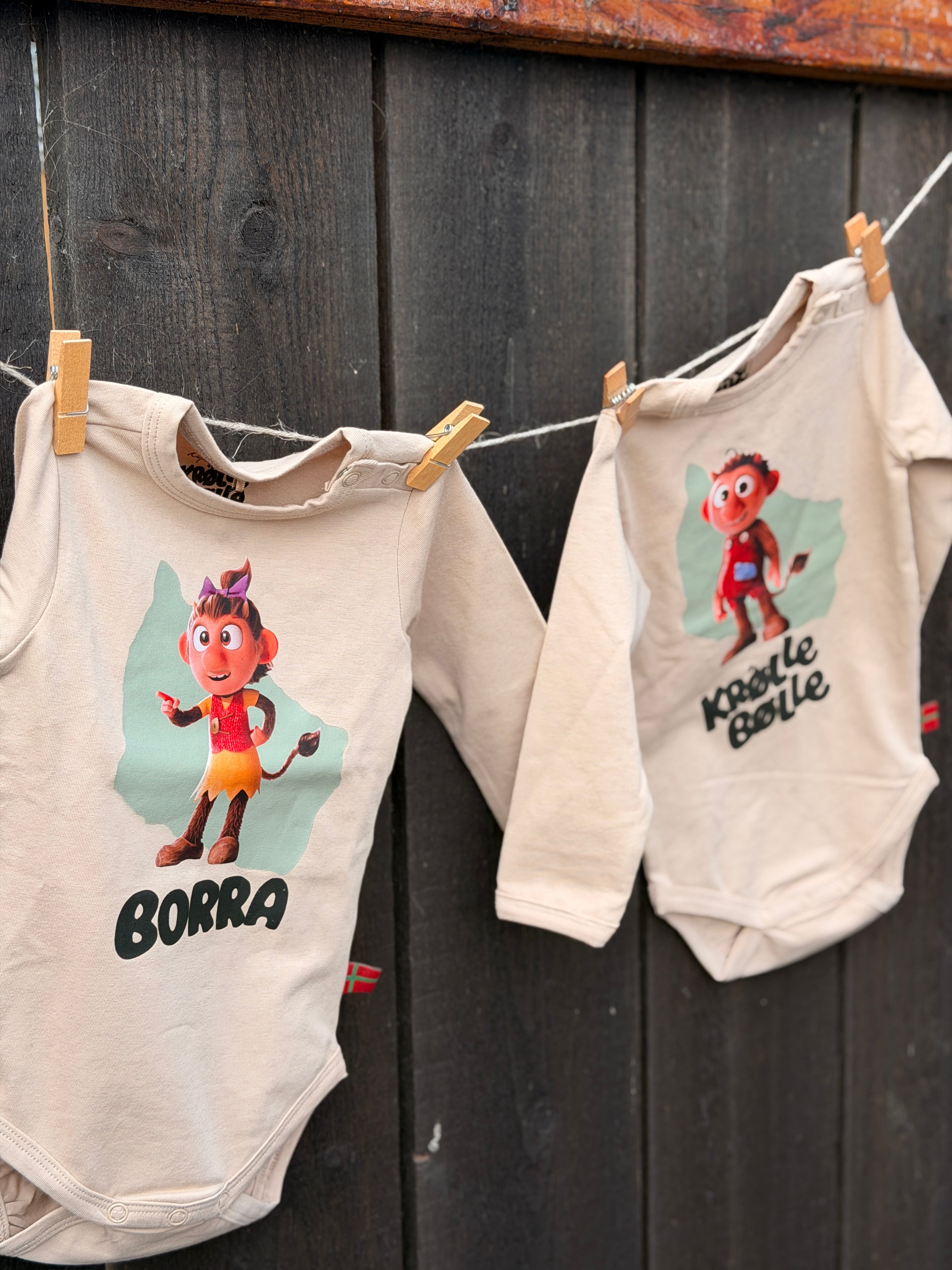 Bodystockings "Krølle Bølle" og "Borra"