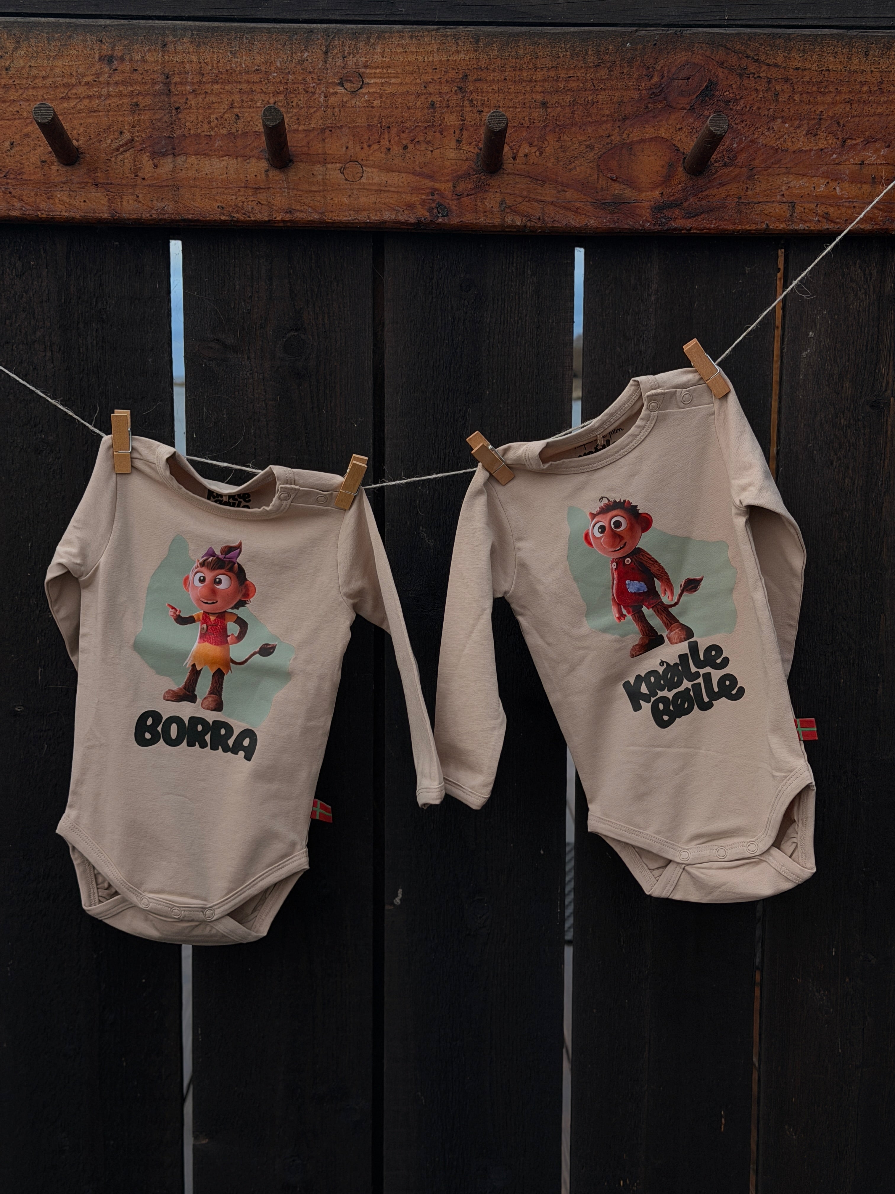 Bodystockings "Krølle Bølle" og "Borra"