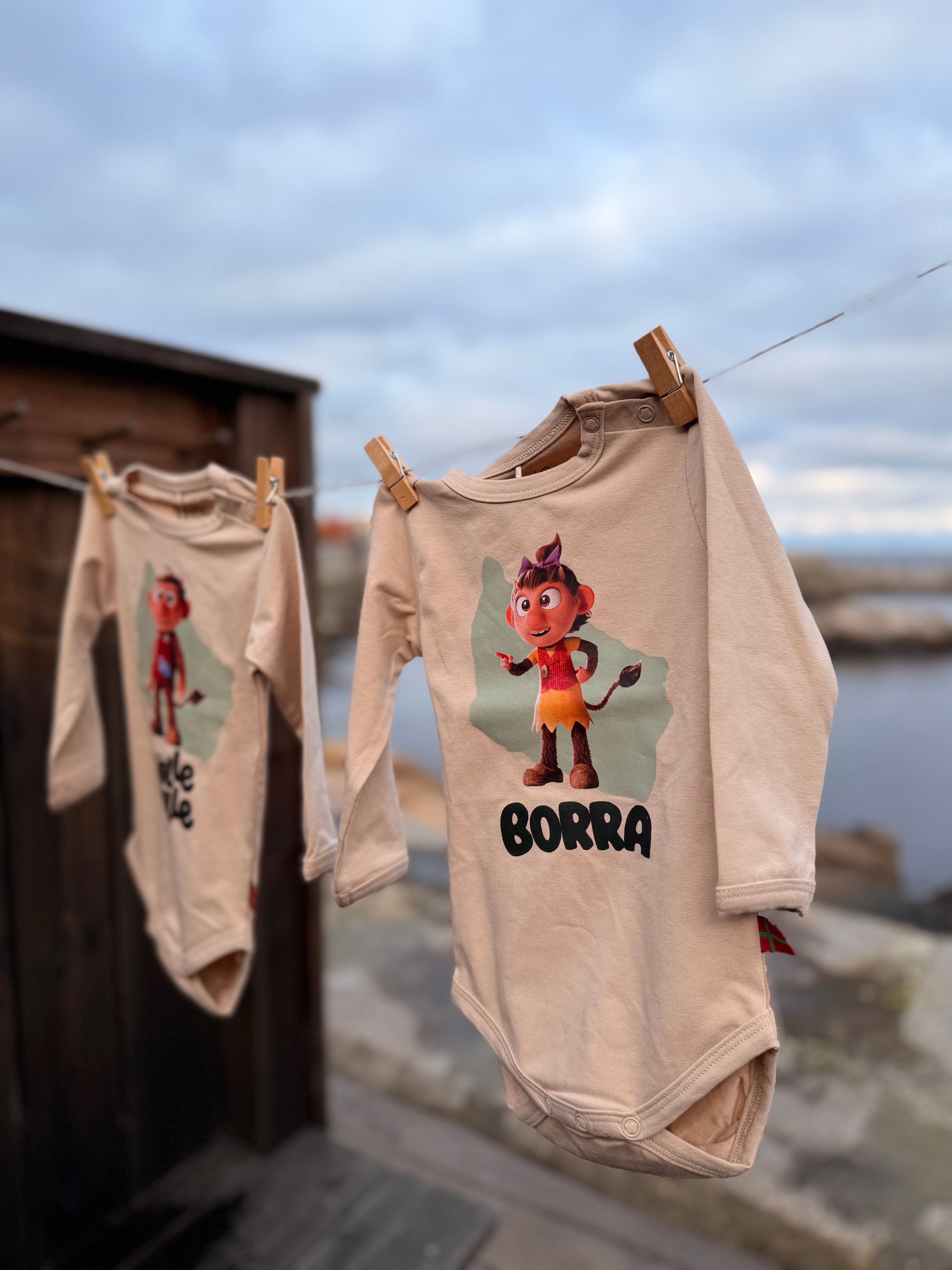 Bodystockings "Krølle Bølle" og "Borra"