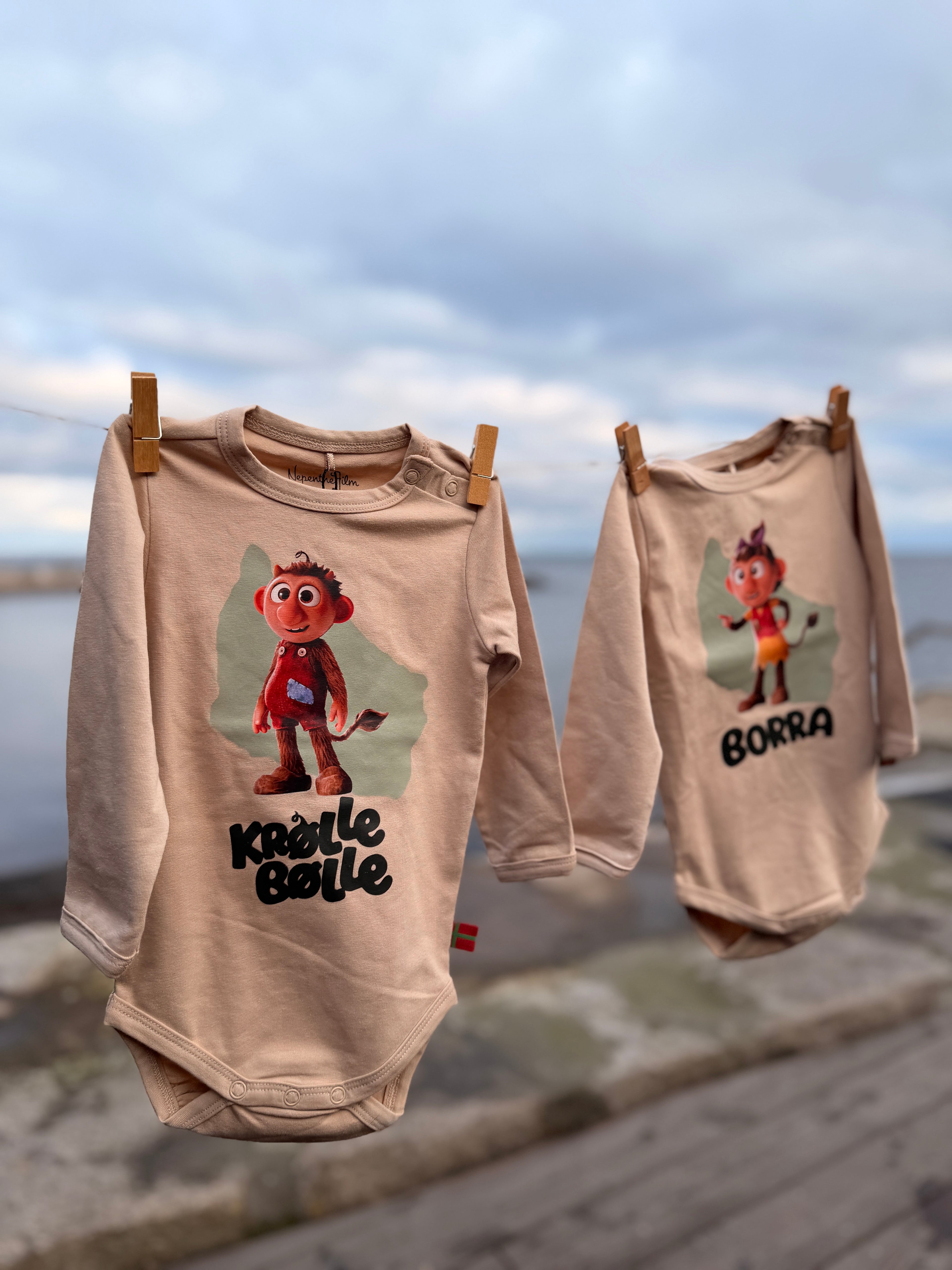 Bodystockings "Krølle Bølle" og "Borra"