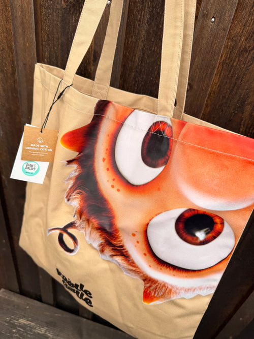 Alm. Mulepose "Krølle Bølle Ansigt"