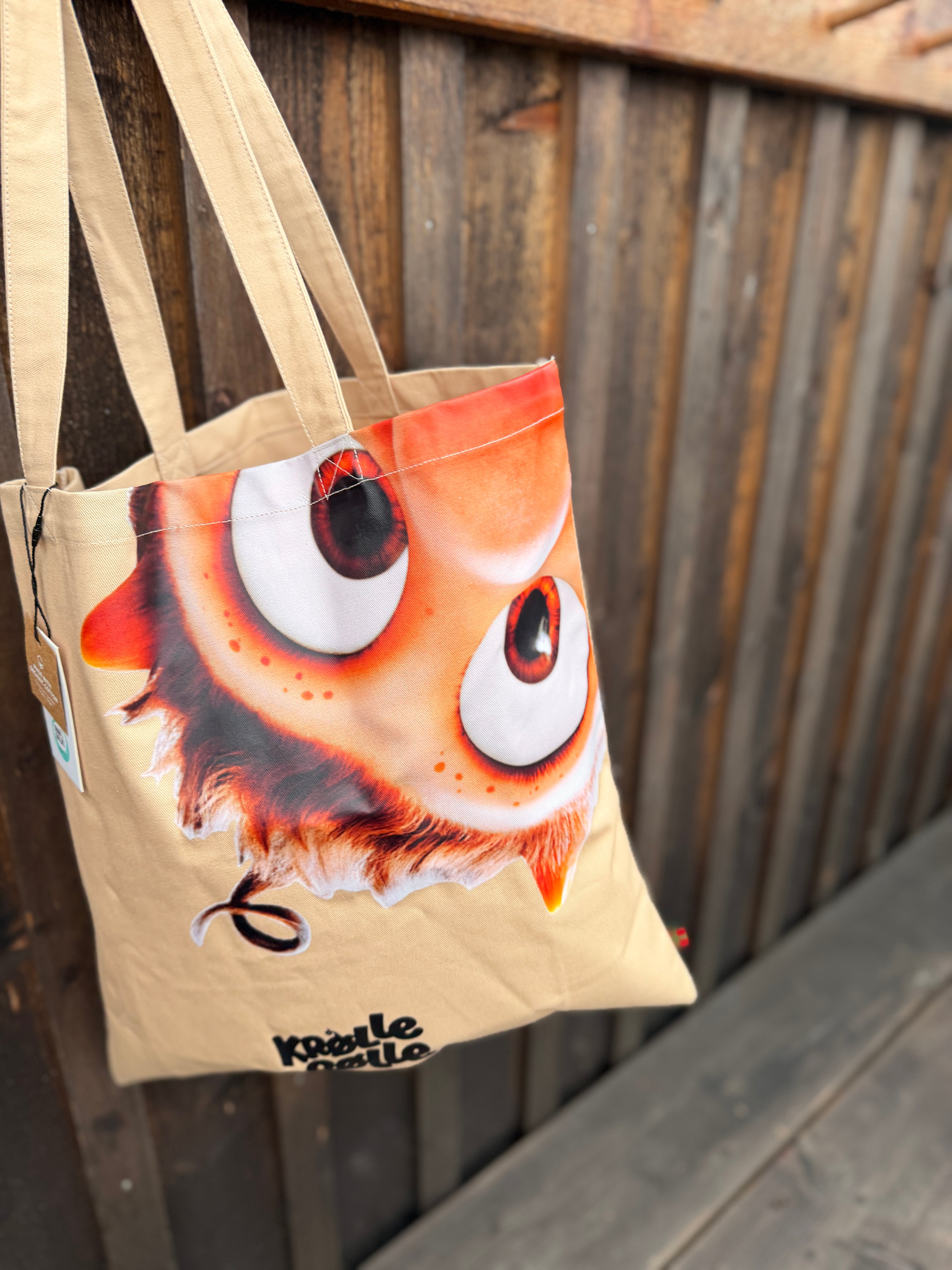 Alm. Mulepose "Krølle Bølle Ansigt"