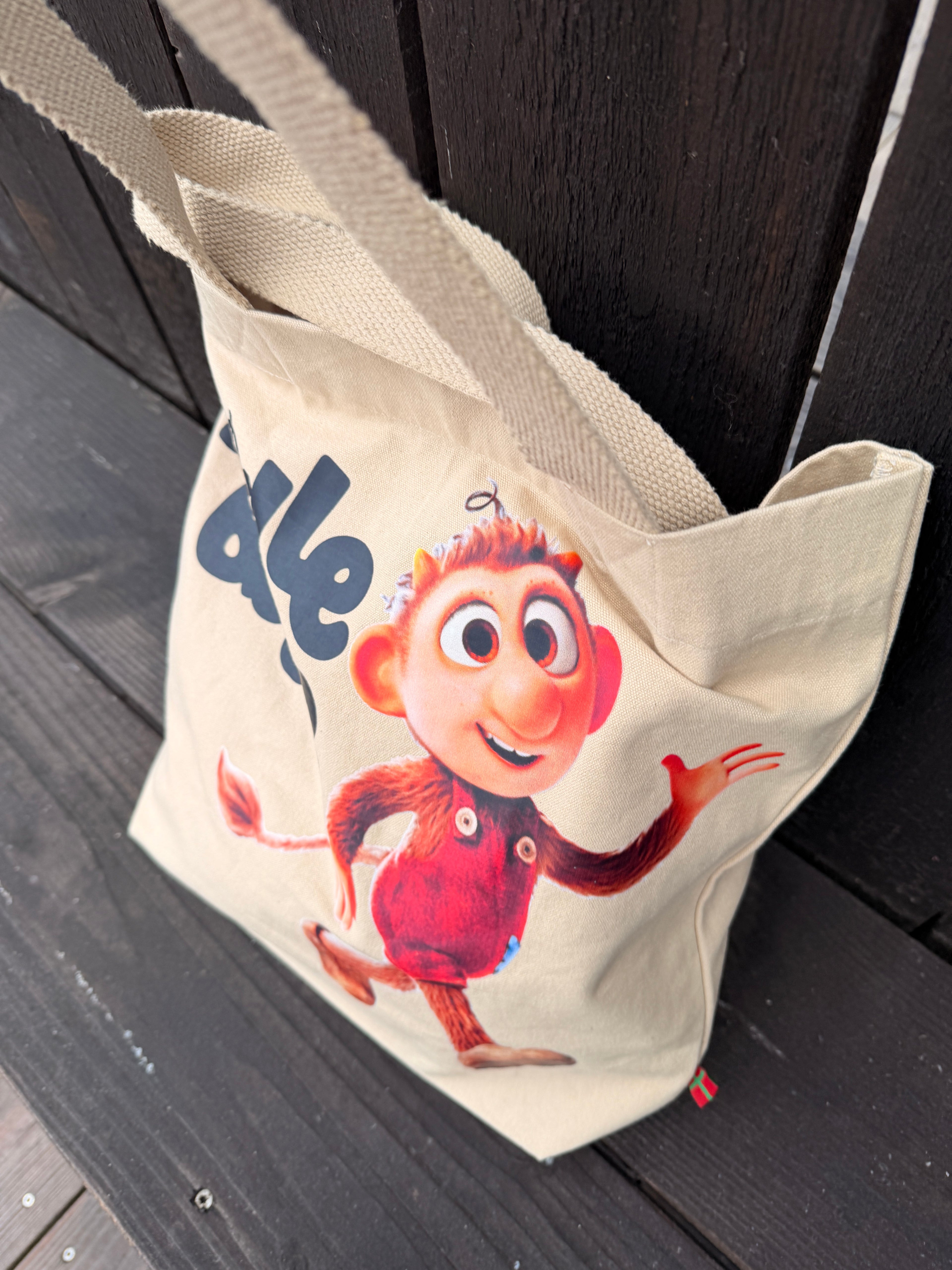 Luksus Mulepose "Krølle Bølle Vinker"