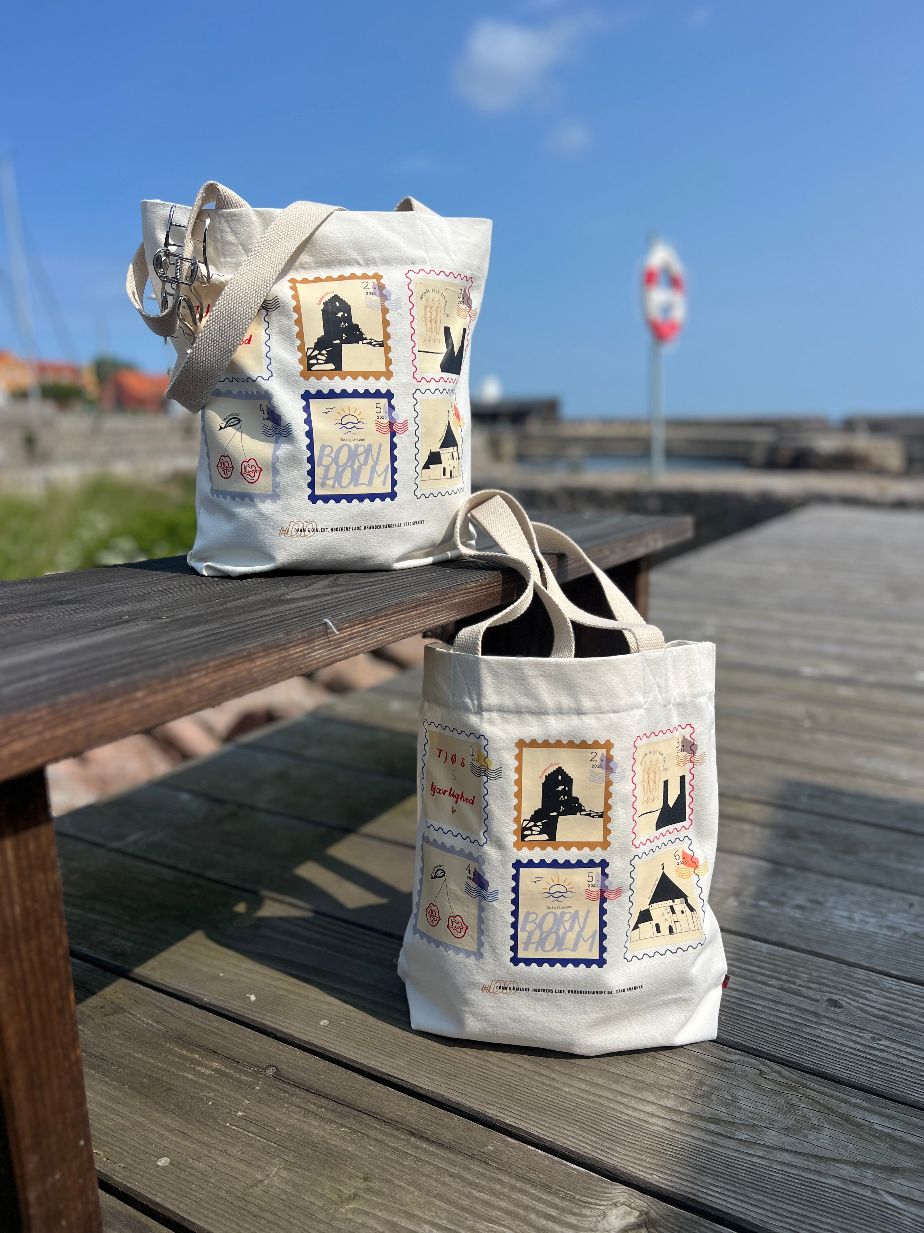 Luksus Mulepose "De 6 frimærker"