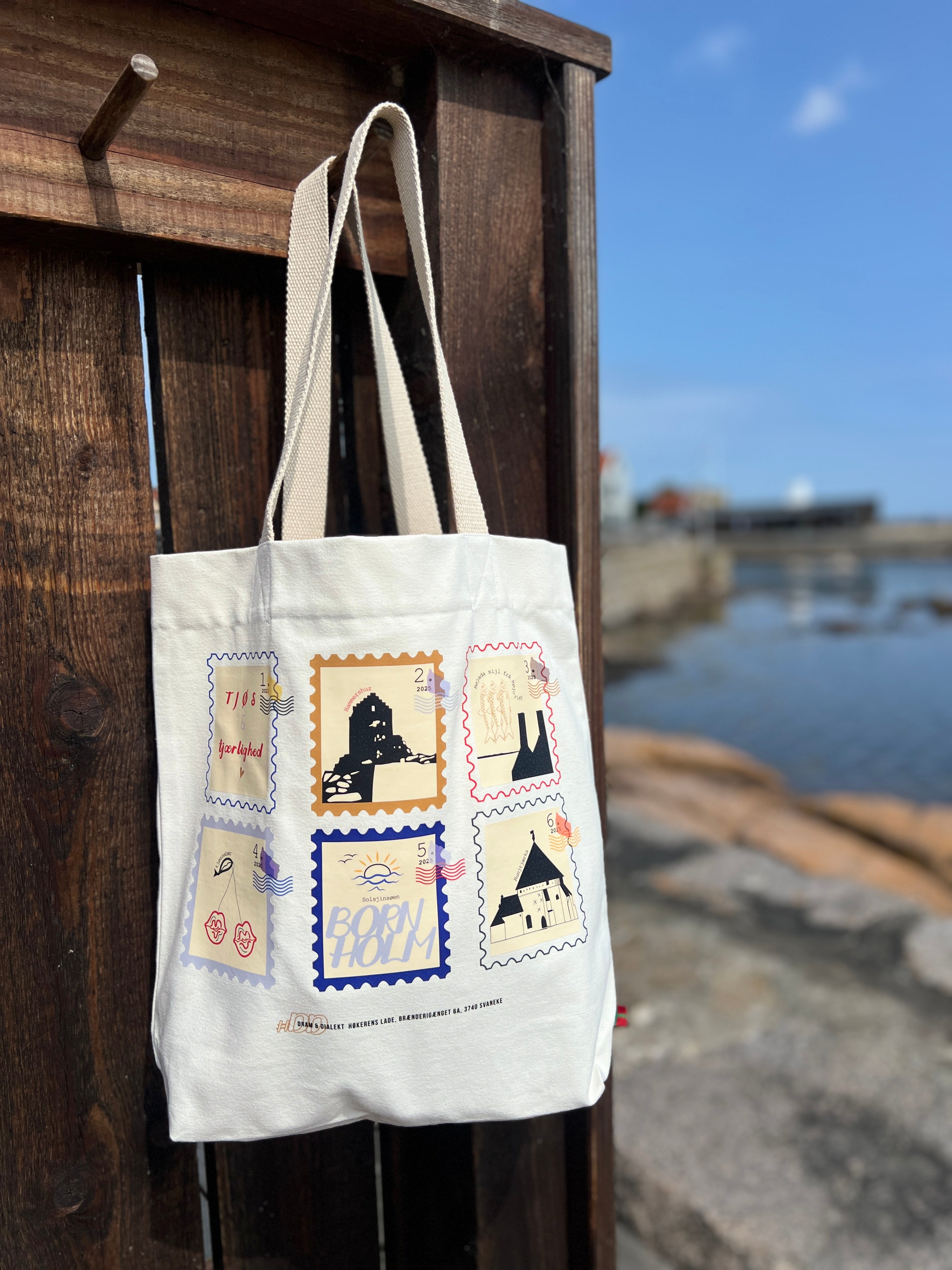 Luksus Mulepose "De 6 frimærker"