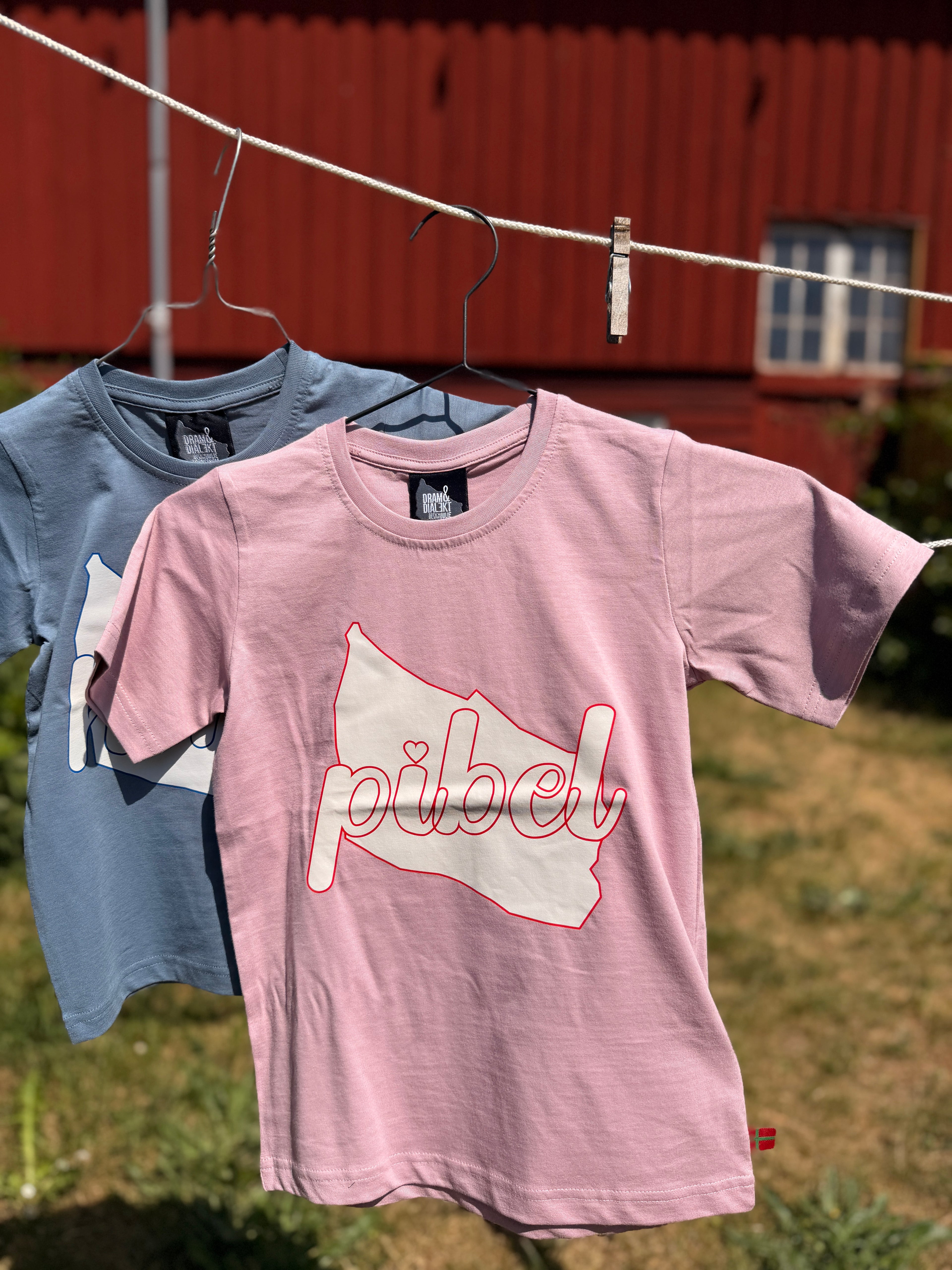 "Pibel" T-shirt til Børn