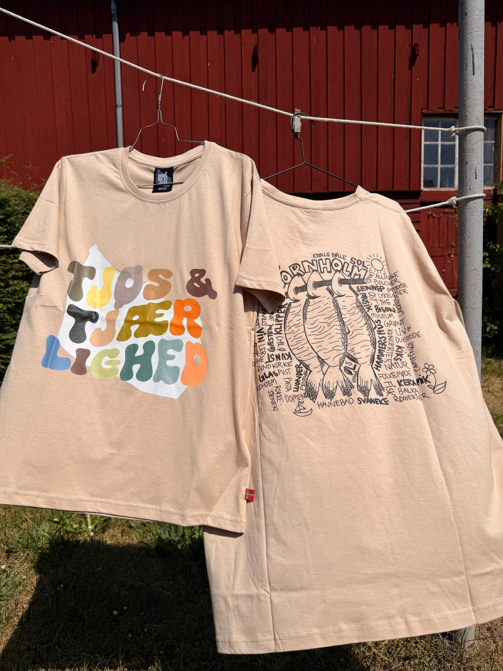 "Fejl" voksen t-shirt 2026 med dobbelt tryk
