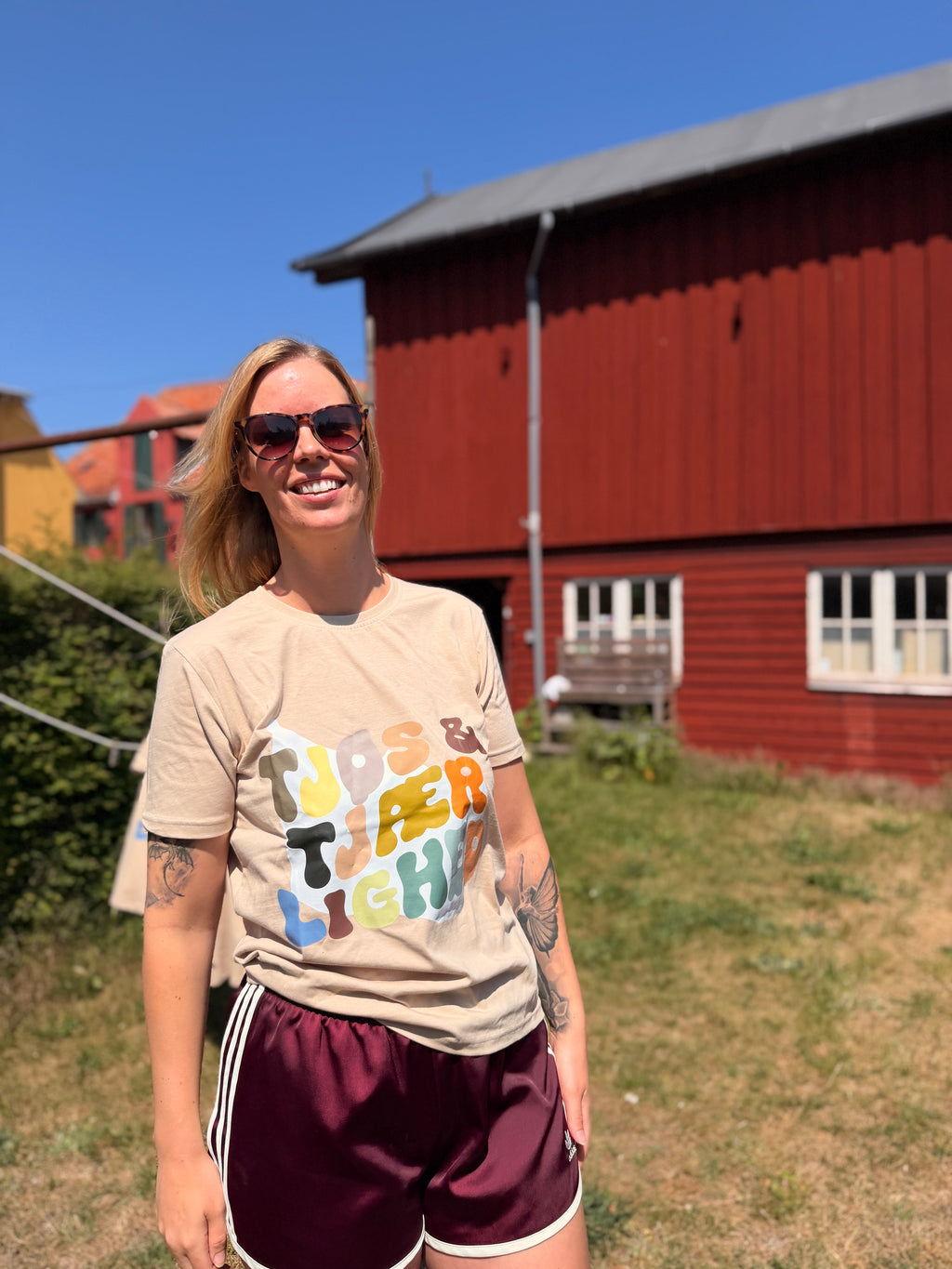"Fejl" voksen t-shirt 2026 med dobbelt tryk